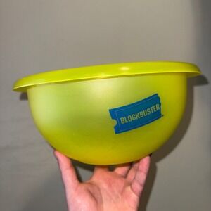 Vintage Blockbuster Popcorn Bowl The Score Movie Promo 2001 Robert De Niro Rare